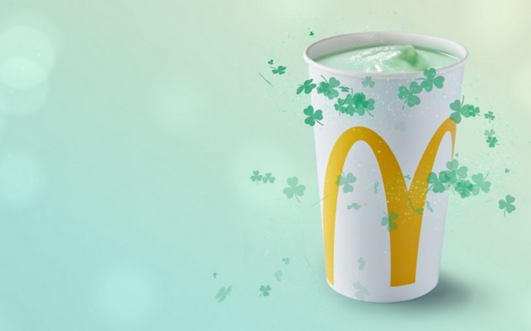 SHAMROCK SHAKE RETURNS TO MCDONALDS