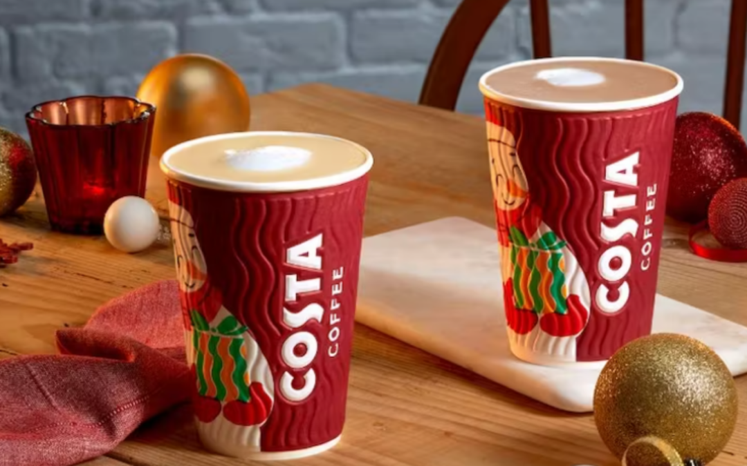 COSTA COFFEE FESTIVE MENU